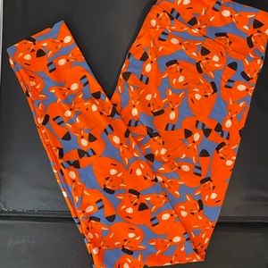 NWOT LuLaRoe Unicorn Fox Print Leggings, TC